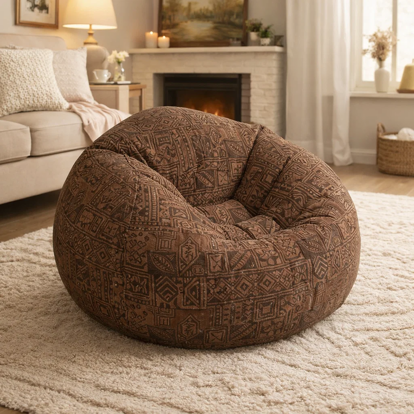 Boho Pattern Bean Bag Chair