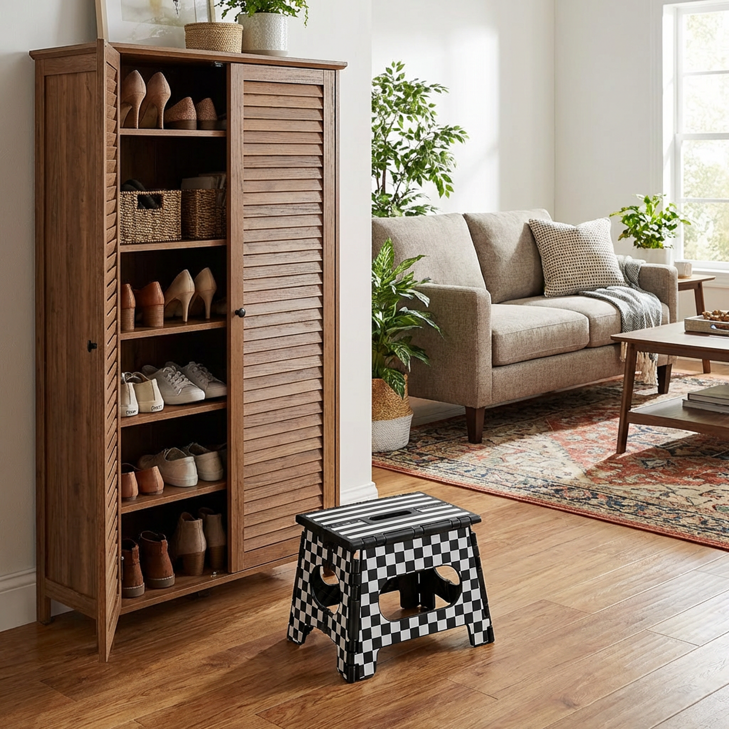 Foldable Step Stool with Carry Handle