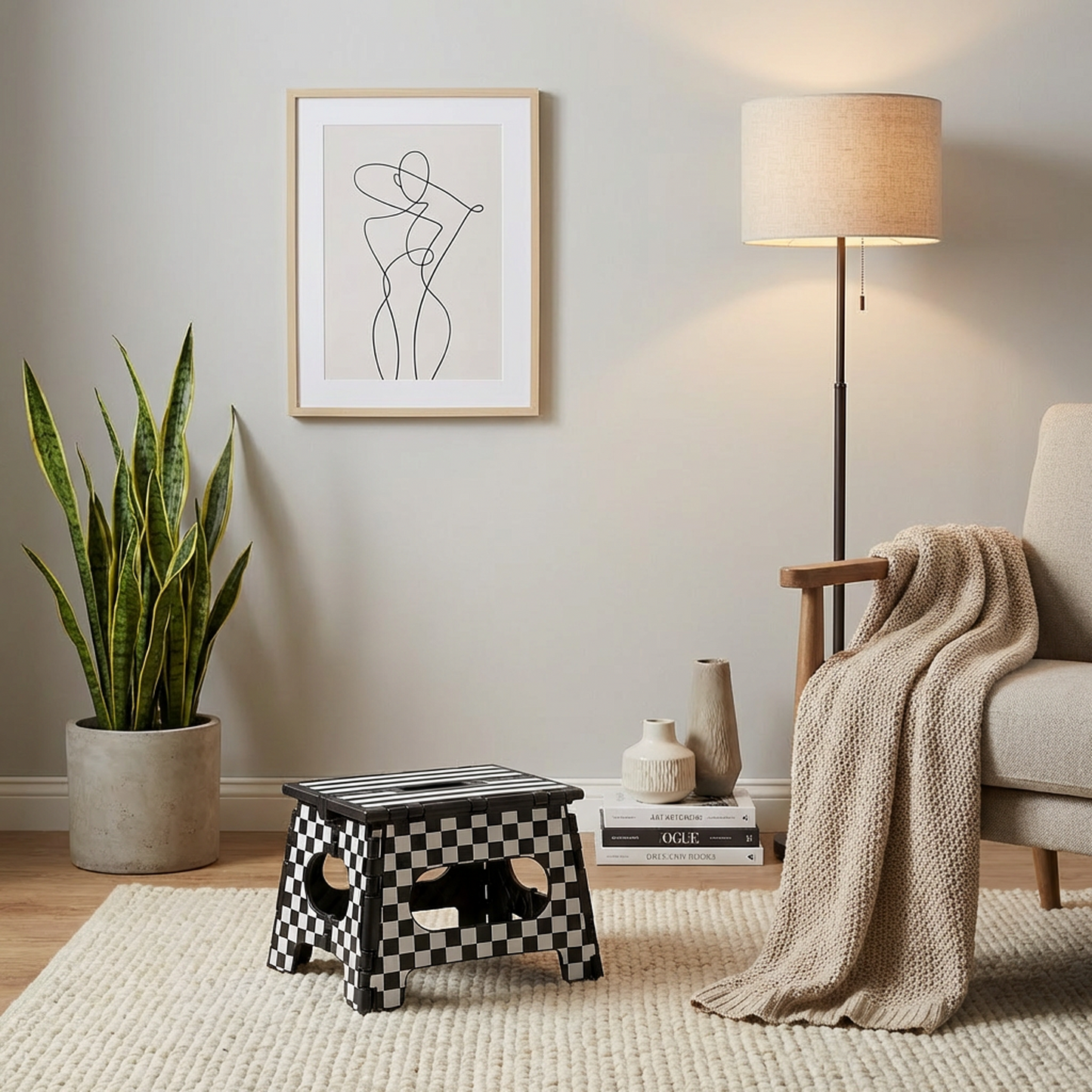 Foldable Step Stool with Carry Handle